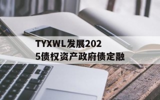 TYXWL发展2025债权资产政府债定融