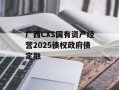 广西CXS国有资产经营2025债权政府债定融