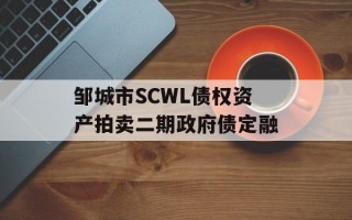 邹城市SCWL债权资产拍卖二期政府债定融