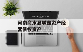 河南商水县城鑫资产经营债权资产