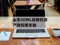 山东SDWL旅债权资产政府债定融