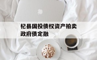 杞县国投债权资产拍卖政府债定融