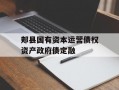 郏县国有资本运营债权资产政府债定融