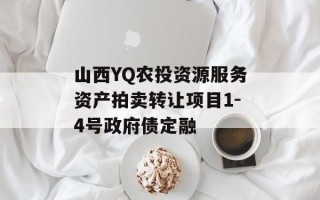 山西YQ农投资源服务资产拍卖转让项目1-4号政府债定融