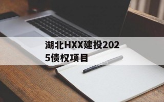 湖北HXX建投2025债权项目
