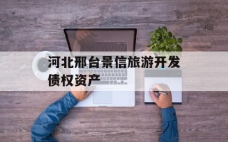 河北邢台景信旅游开发债权资产