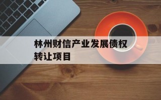林州财信产业发展债权转让项目