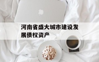 河南省盛大城市建设发展债权资产