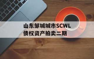 山东邹城城市SCWL债权资产拍卖二期