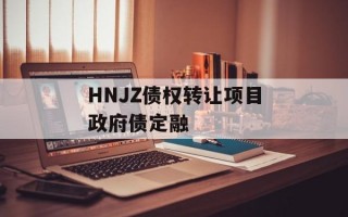 HNJZ债权转让项目政府债定融