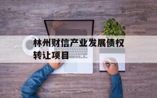 林州财信产业发展债权转让项目