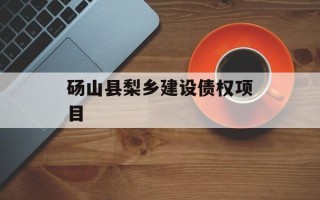 砀山县梨乡建设债权项目