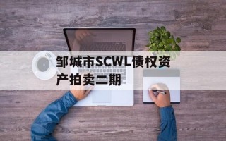 邹城市SCWL债权资产拍卖二期
