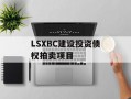 LSXBC建设投资债权拍卖项目