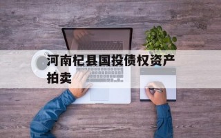 河南杞县国投债权资产拍卖