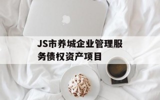 JS市养城企业管理服务债权资产项目
