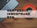 阜阳市产业投资2025年债权资产转让政府债定融
