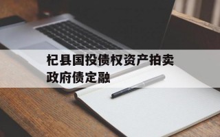 杞县国投债权资产拍卖政府债定融