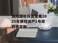 洛阳国裕投资发展2025年债权资产1号政府债定融