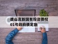 唐山高新国有投资债权01号政府债定融