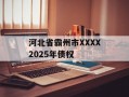河北省霸州市XXXX2025年债权