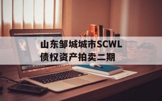 山东邹城城市SCWL债权资产拍卖二期
