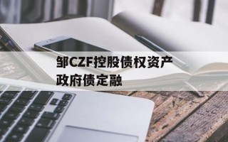 邹CZF控股债权资产政府债定融