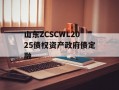 山东ZCSCWL2025债权资产政府债定融