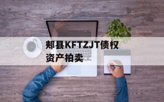 郏县KFTZJT债权资产拍卖