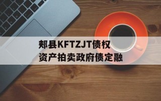 郏县KFTZJT债权资产拍卖政府债定融