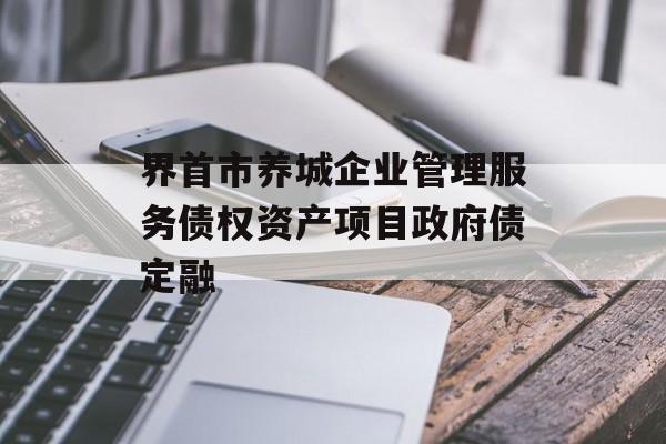 界首市养城企业管理服务债权资产项目政府债定融-第1张图片-定融评测网
