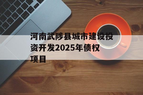 河南武陟县城市建设投资开发2025年债权项目-第1张图片-定融评测网