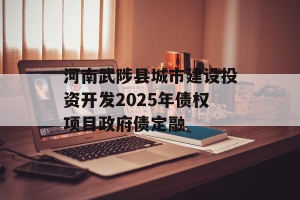 河南武陟县城市建设投资开发2025年债权项目政府债定融-第1张图片-定融评测网