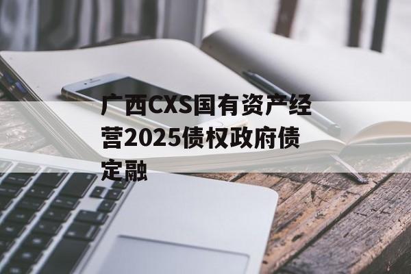 广西CXS国有资产经营2025债权政府债定融-第1张图片-定融评测网